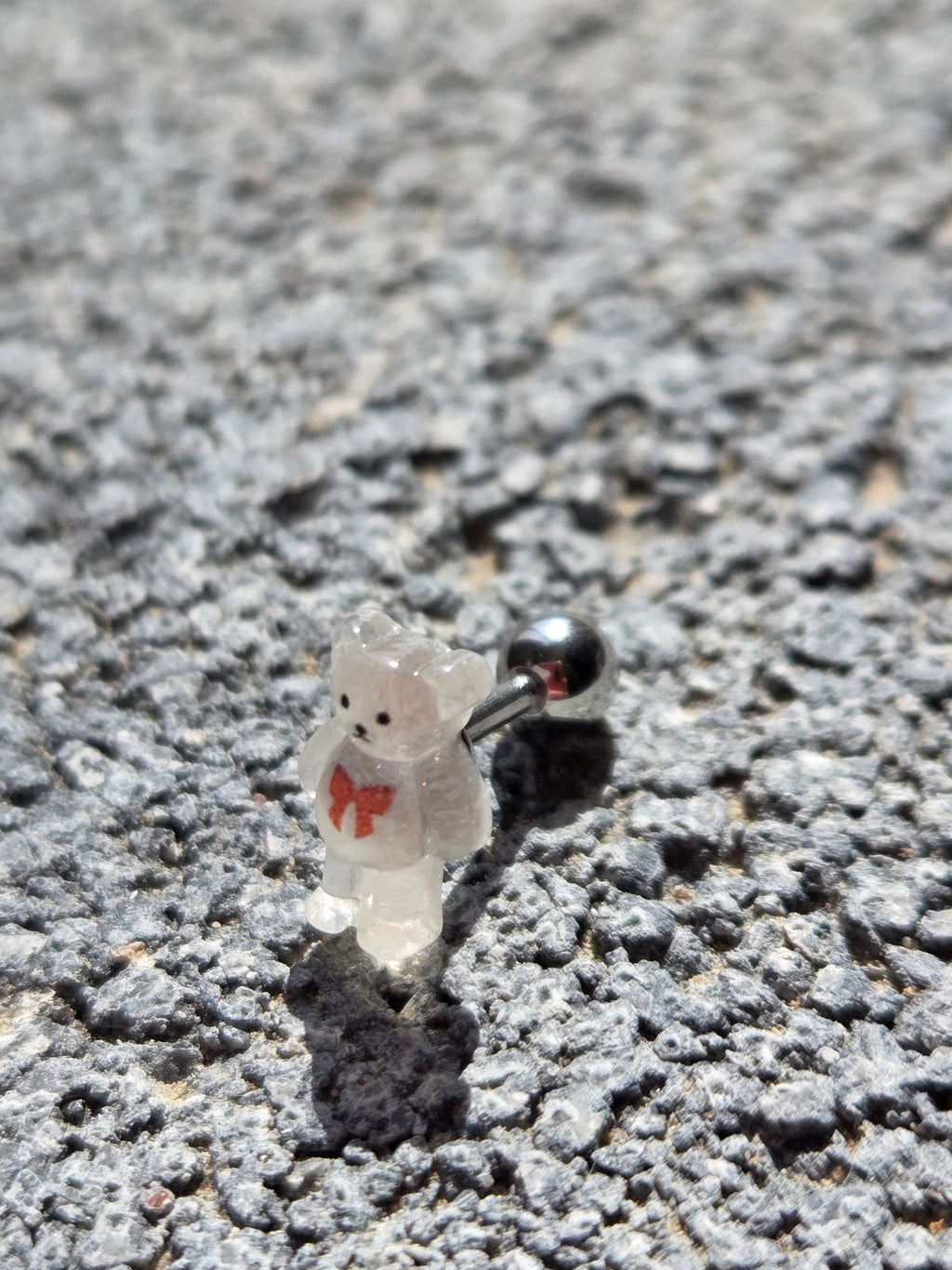 Jelly Bear Piercing (White)